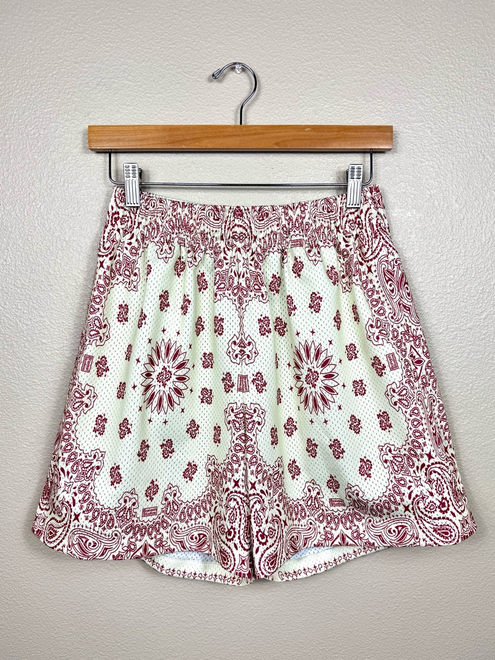 Bravest Studios Red‎ Paisley Shorts large streetwear EUC A - Picture 2 of 7